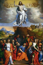 Ascension religious mural