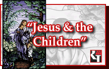 Religious Images Jesus and the Children Mural Design