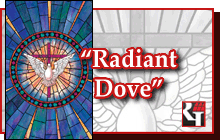 Religious Images Radiant Dove Mural Design