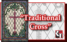 Religious Images Traditional Cross Mural Design