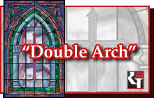 Religious Images Double Arch Mural Design